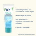 thumbnail image 3 of K-Y® Lubricant - Naturals® Moisture+ Intimate Gel |Water Based Personal Lubricant With Hyaluronic Acid, 3 of 6