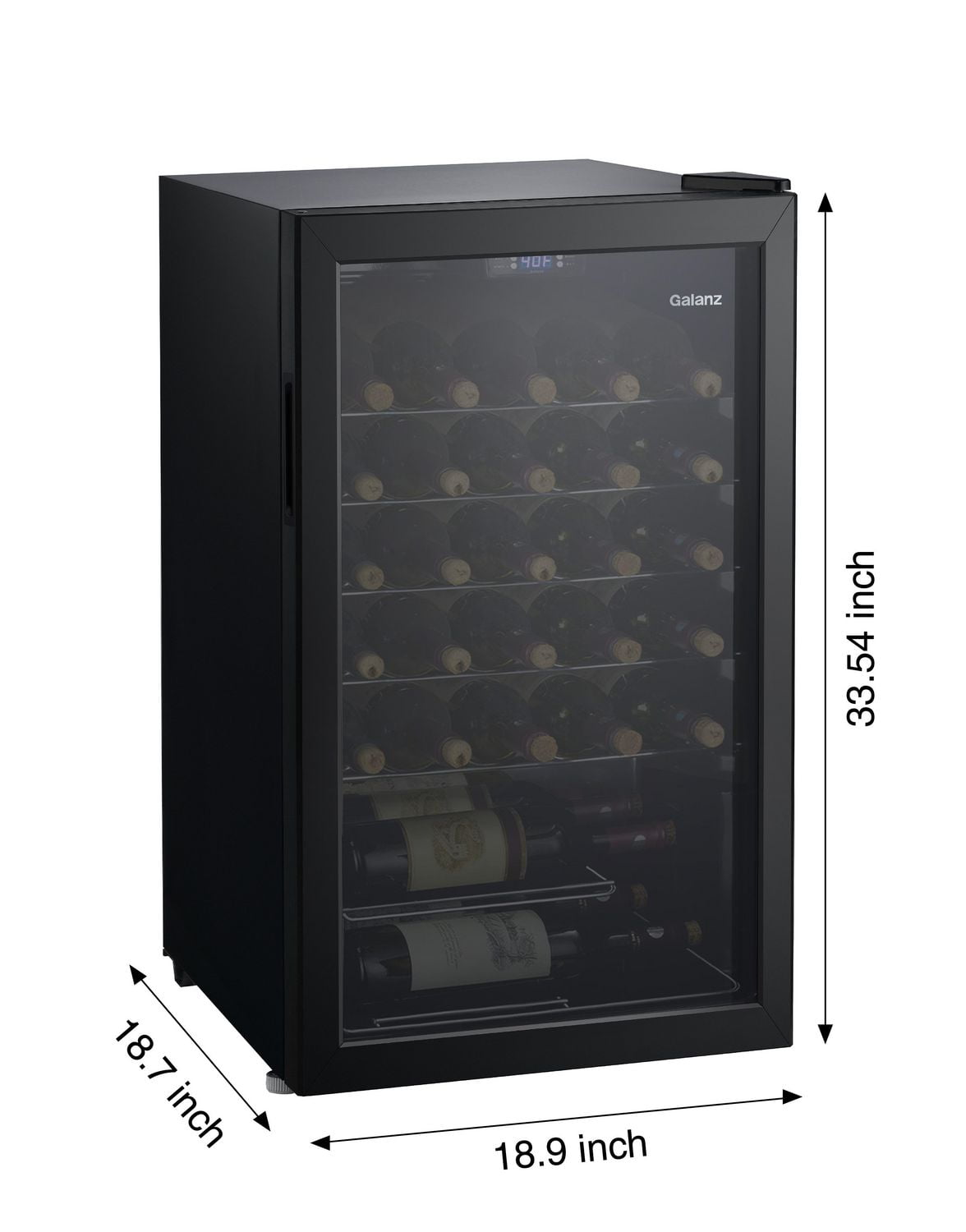 Galanz 3 5 Cu Ft 35 Bottle Wine Cooler Walmart Canada