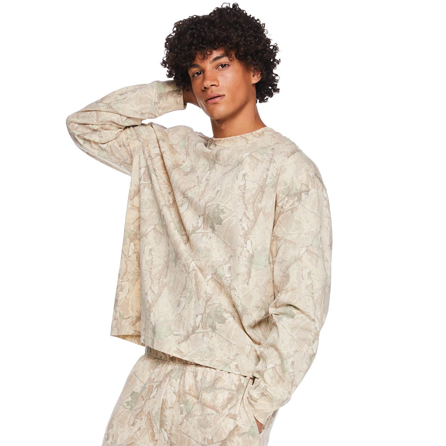 T-shirt à manches longues surdimensionné sans genre No Boundaries