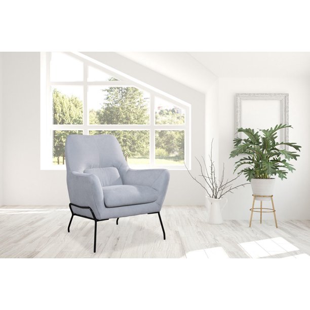 Giantex Modern Soft Accent Lazy Chair, Contemporary Lounge Chair