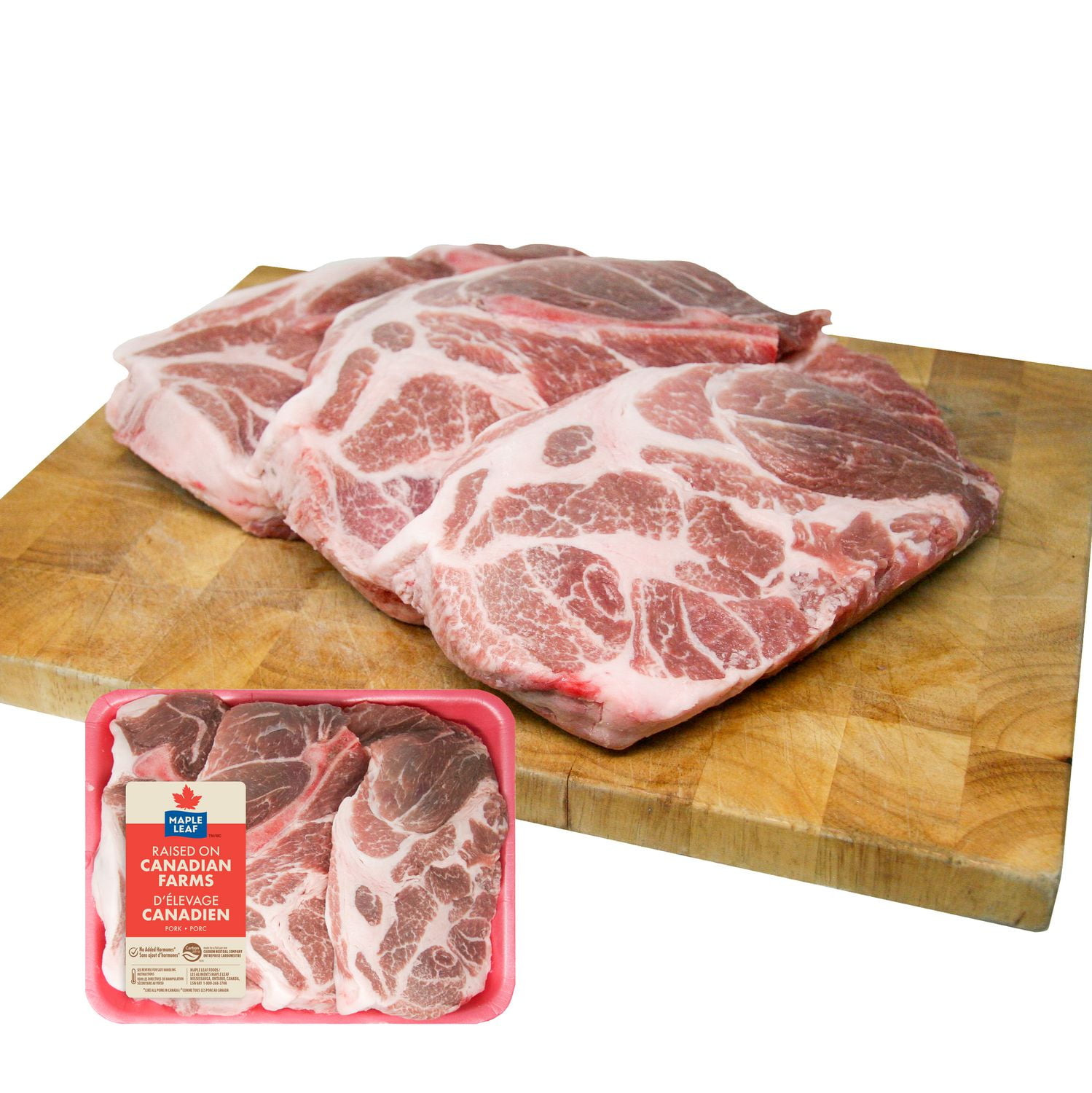 Maple Leaf Fresh Pork Shoulder Blade Steak Walmart Canada