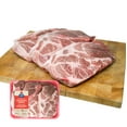 thumbnail image 1 of Maple Leaf Fresh Pork Shoulder Blade Steak, 1 kg Value Pack, 1.10 - 1.70 KG, 1 of 3