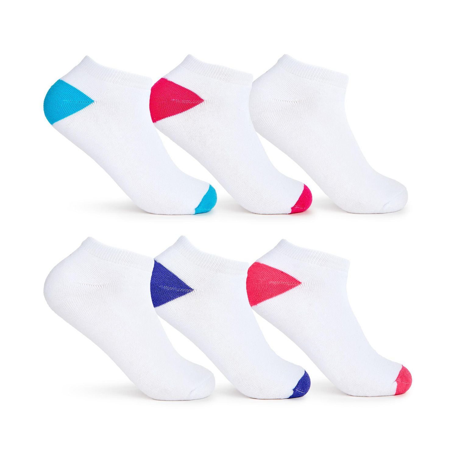 Socquettes Fruit of the Loom pour femmes en paq. de 6 paires Pointures 4 à 10