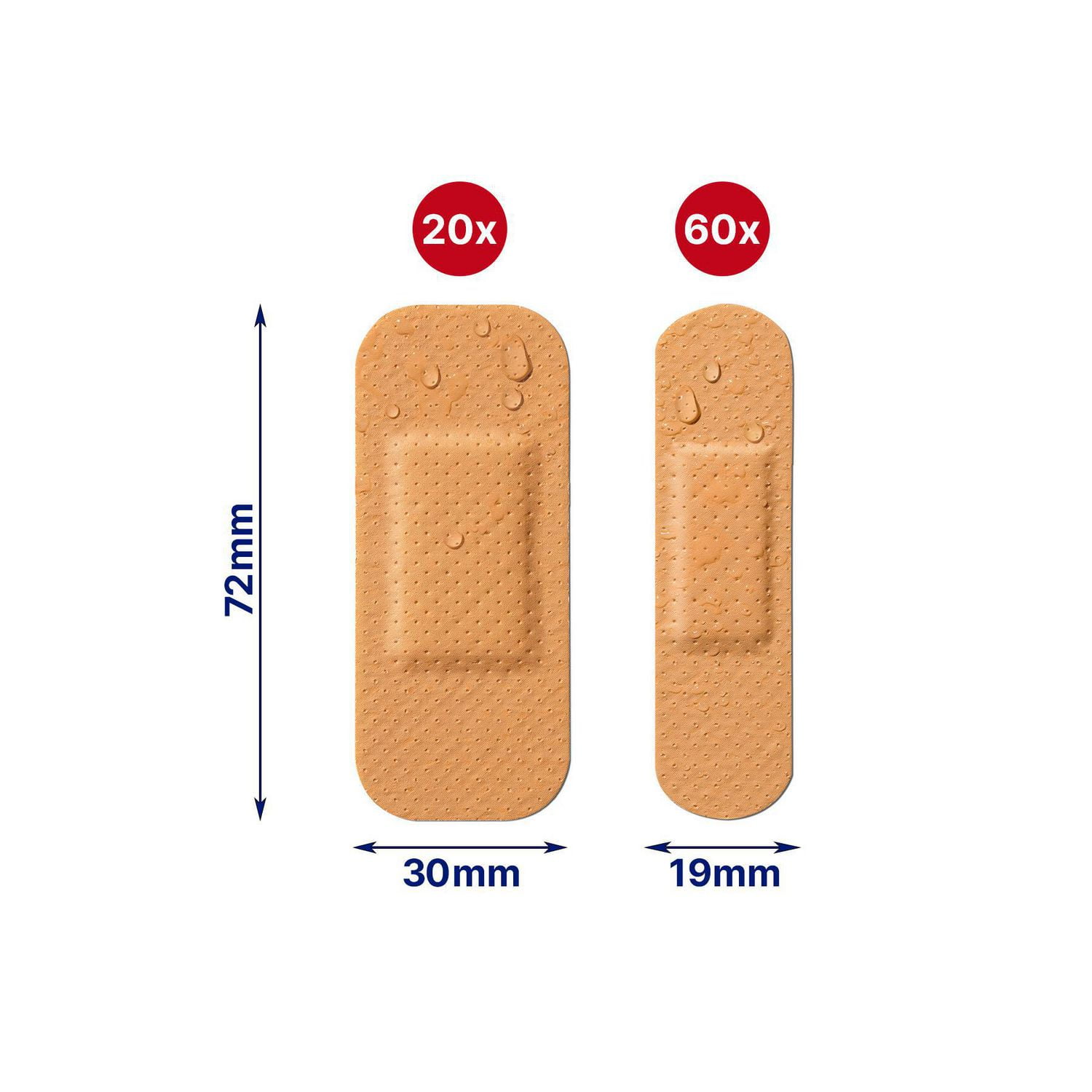 Elastoplast Pansements en plastique, format familial