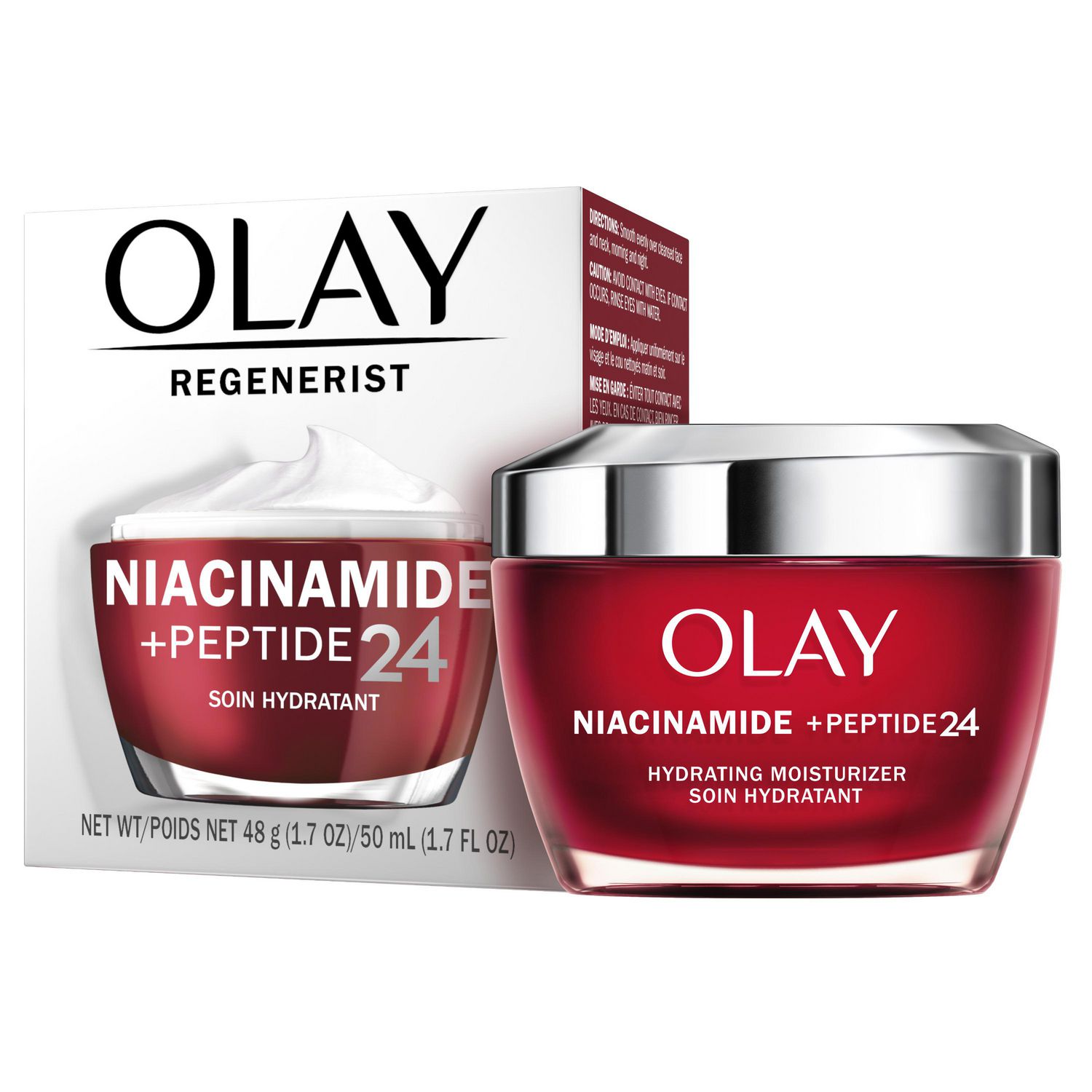 Olay Regenerist Fragrance Free Night Face Cream with Niacinamide and  Peptides 50ml