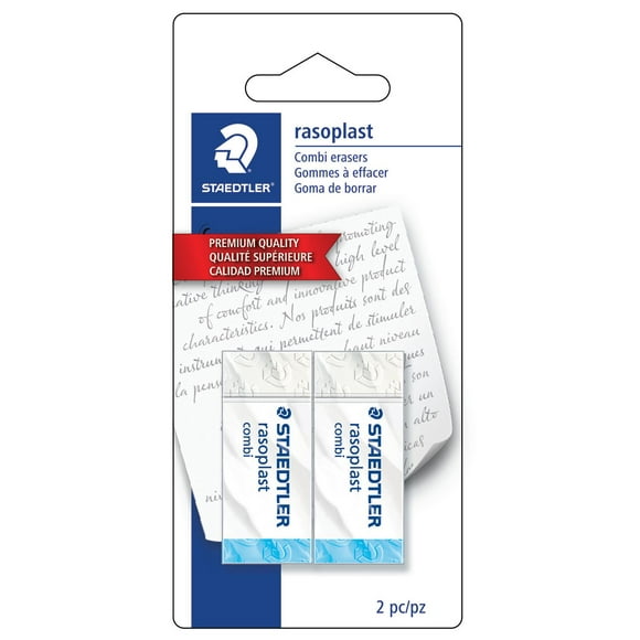 Staedtler Rasoplast Combi Eraser, 2 pcs Rasoplast combi eraser