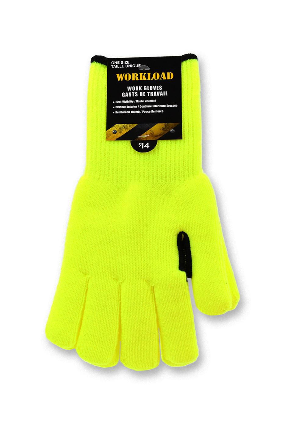 Workload Hi-Vis Unisex poptop gloves