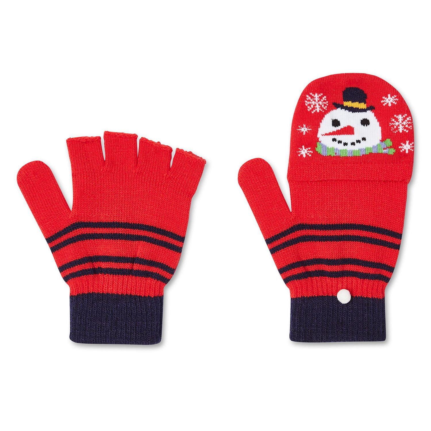 George Women's Christmas Flip Gloves
