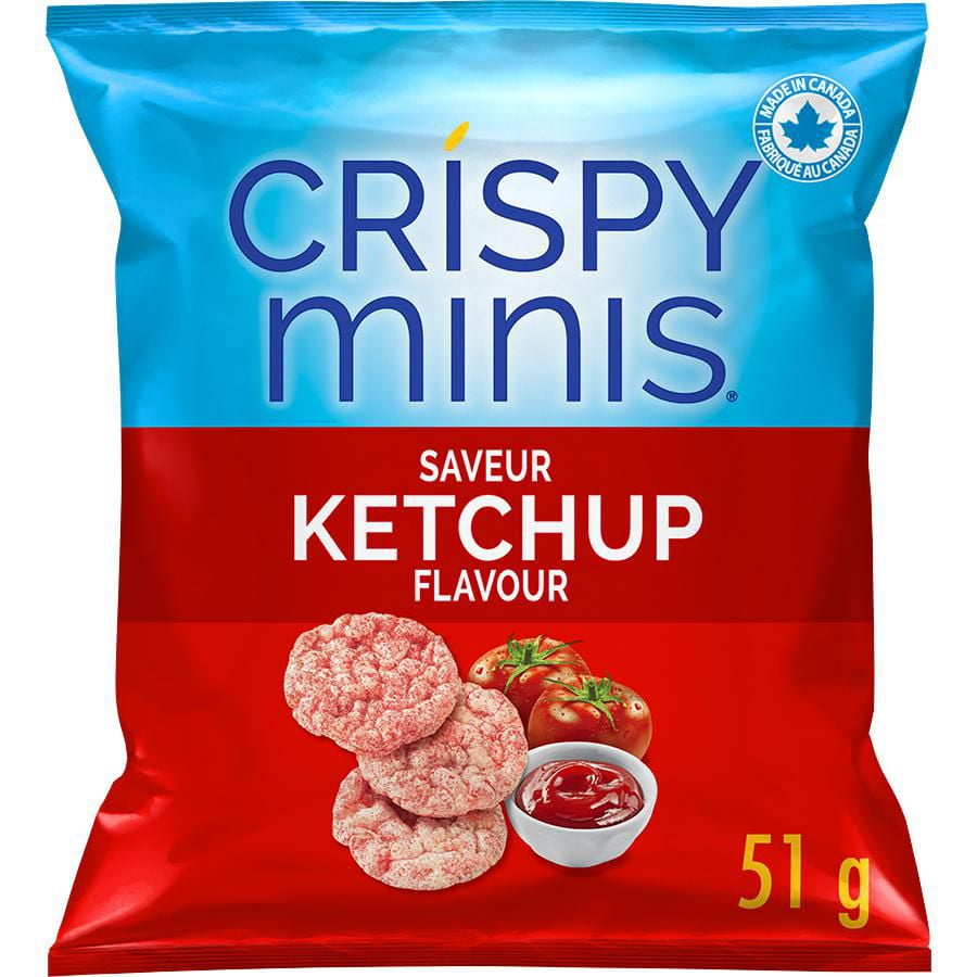 Quaker Crispy Minis Croustilles de Riz Ketchup
