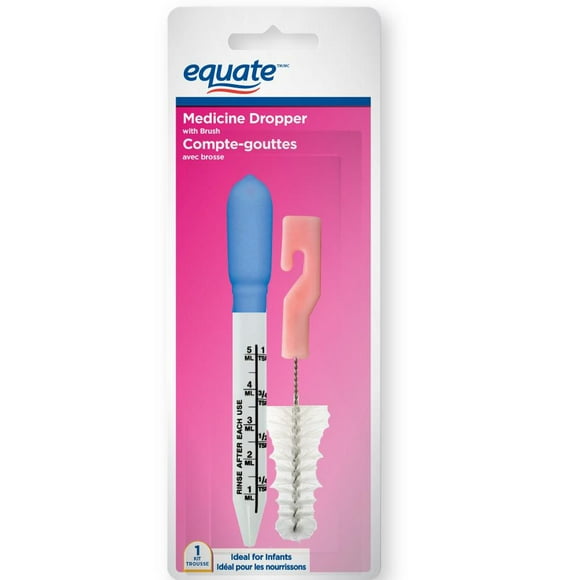 Equate Medicine Dropper with Brush
