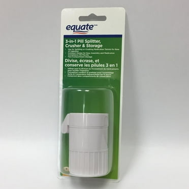Equate 3-in-1 Pill Splitter, Crusher & Storage