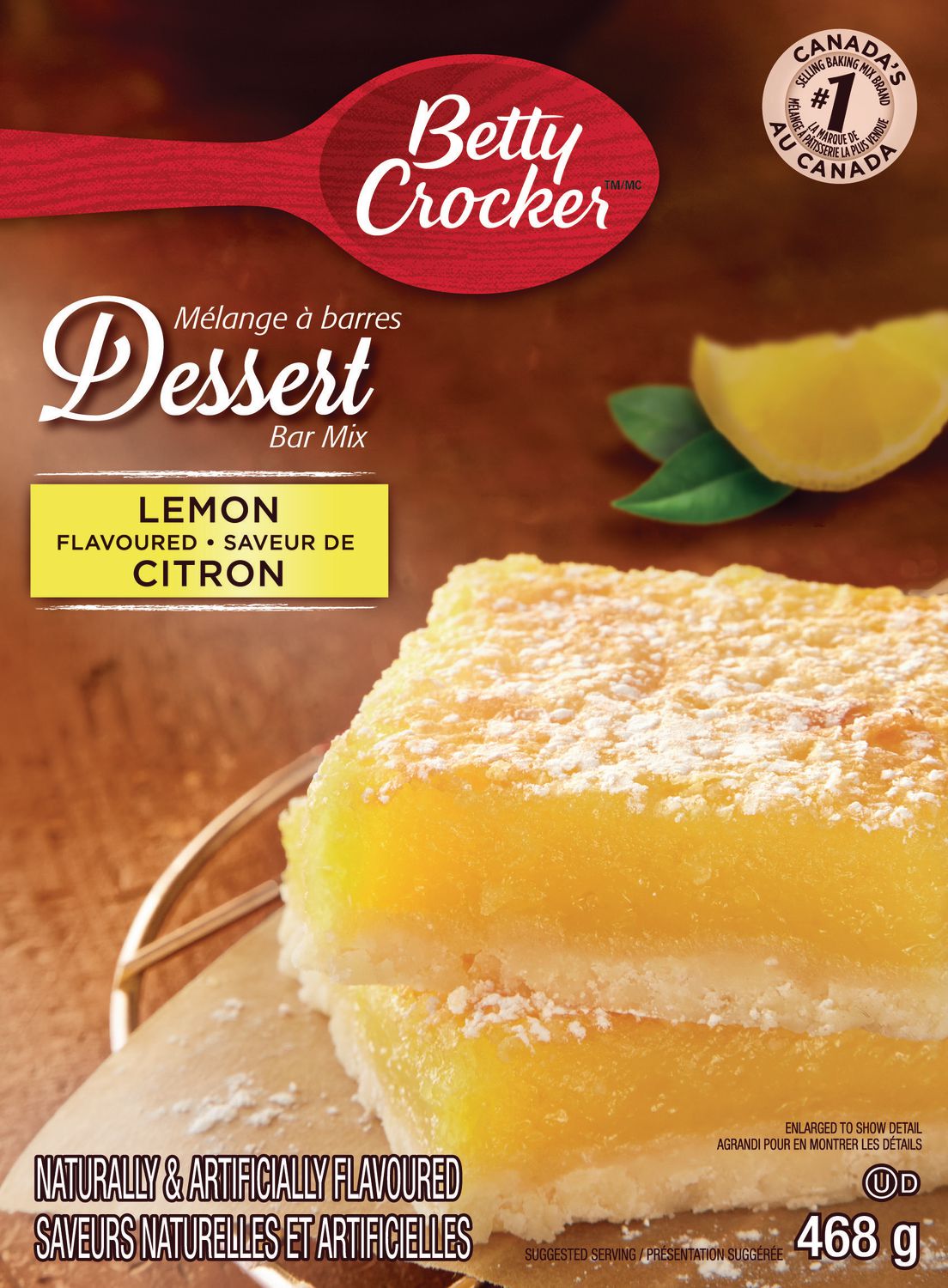 Betty Crocker™ Lemon Flavoured Dessert Bar Mix Walmart Canada