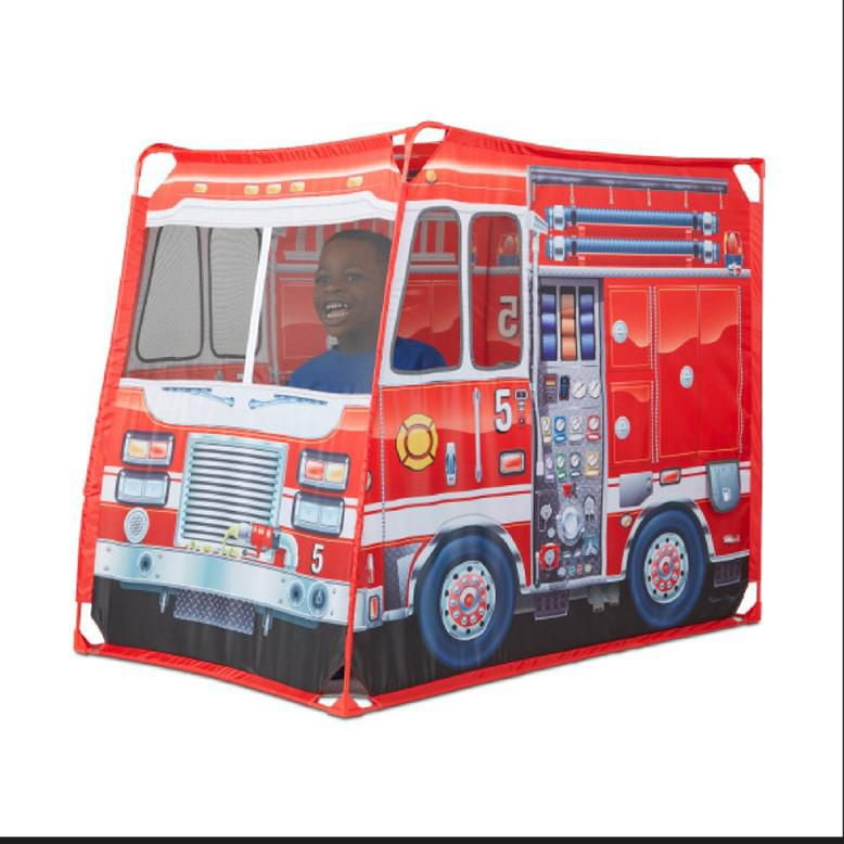 Melissa Doug Fire Truck Tent Walmart