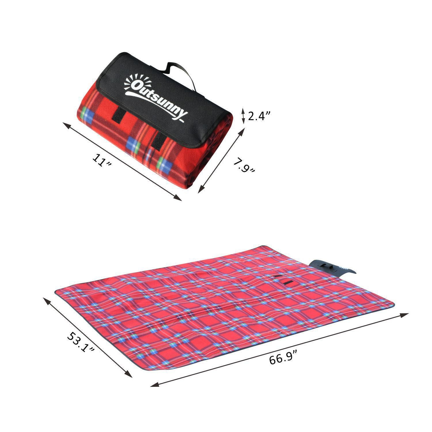 Outsunny Folding Picnic Blanket Walmart Canada