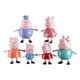 Paq. de 6 figurines de la famille de Peppa Pig – image 1 sur 2