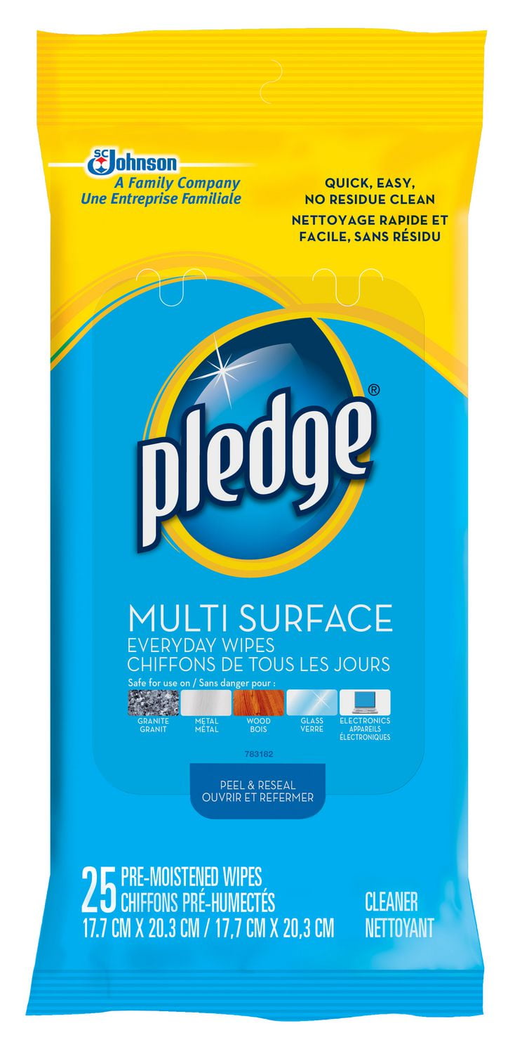 Pledge® MultiSurface Everyday Wipes Walmart Canada