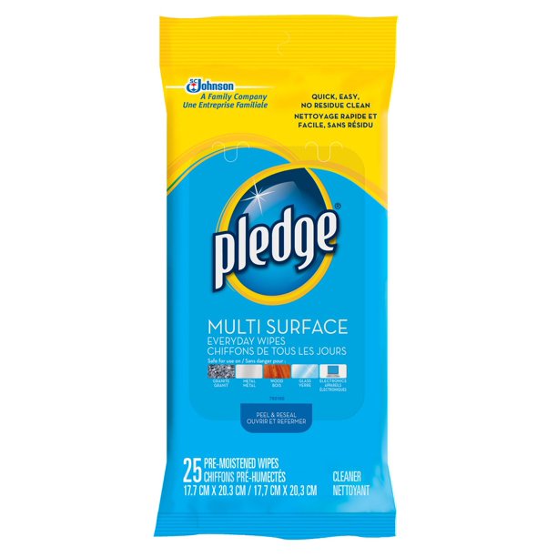 Pledge® MultiSurface Everyday Wipes Walmart.ca