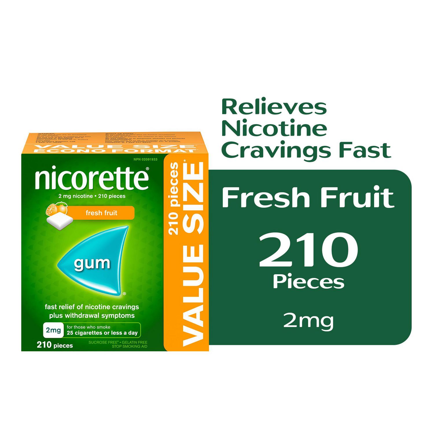 nicorette-nicotine-gum-quit-smoking-aid-fresh-fruit-2mg-walmart-canada