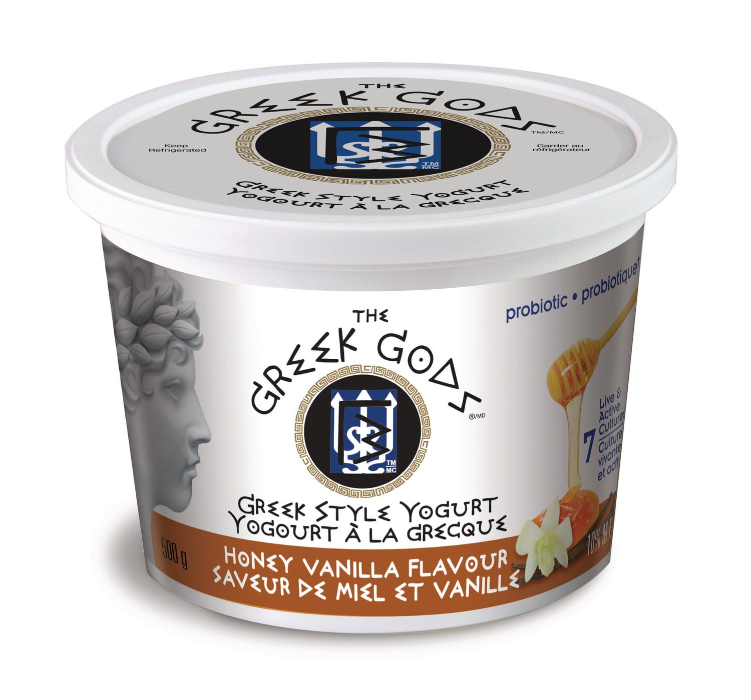 The Greek Gods Greek Style Honey Vanilla Yogurt Walmart Canada