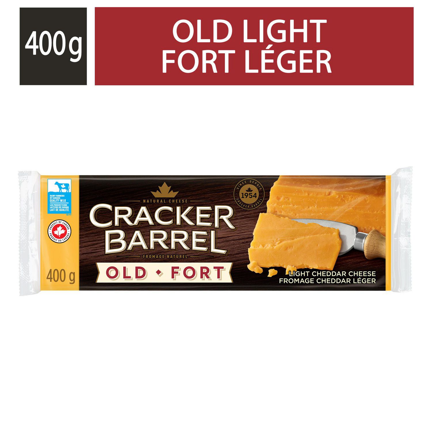 Cracker Barrel Fromage Cheddar Fort Léger