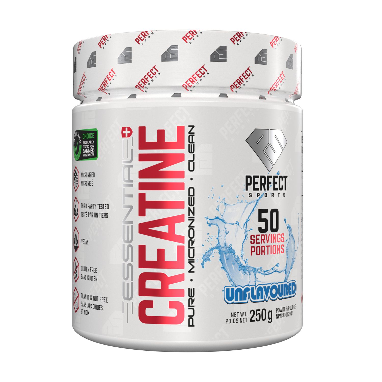 Créatine essentielle 250 g (50 portions)