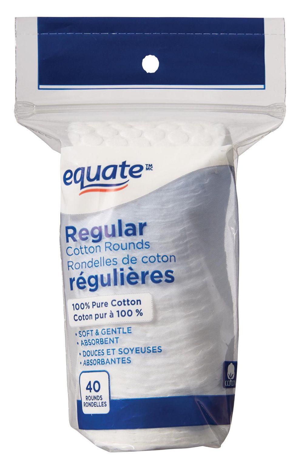 Equate Regular Cotton Rounds Walmart Canada