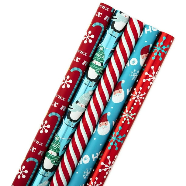 Image Arts 30" Fun and Festive 5Pack Christmas Wrapping Paper Rolls