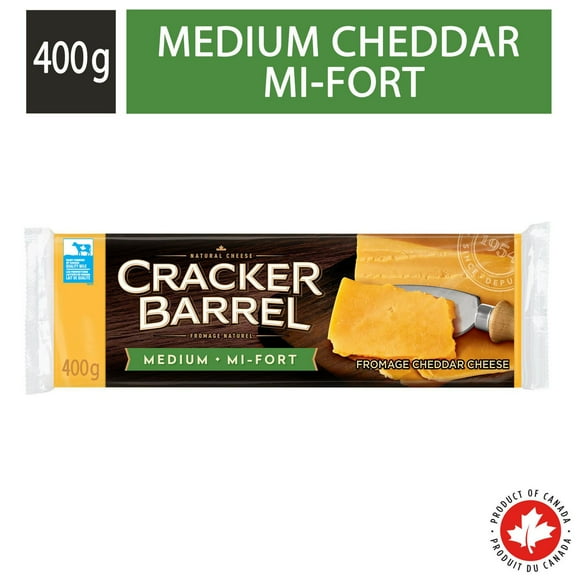 Cracker Barrel Cheese Medium Cheddar Coloured