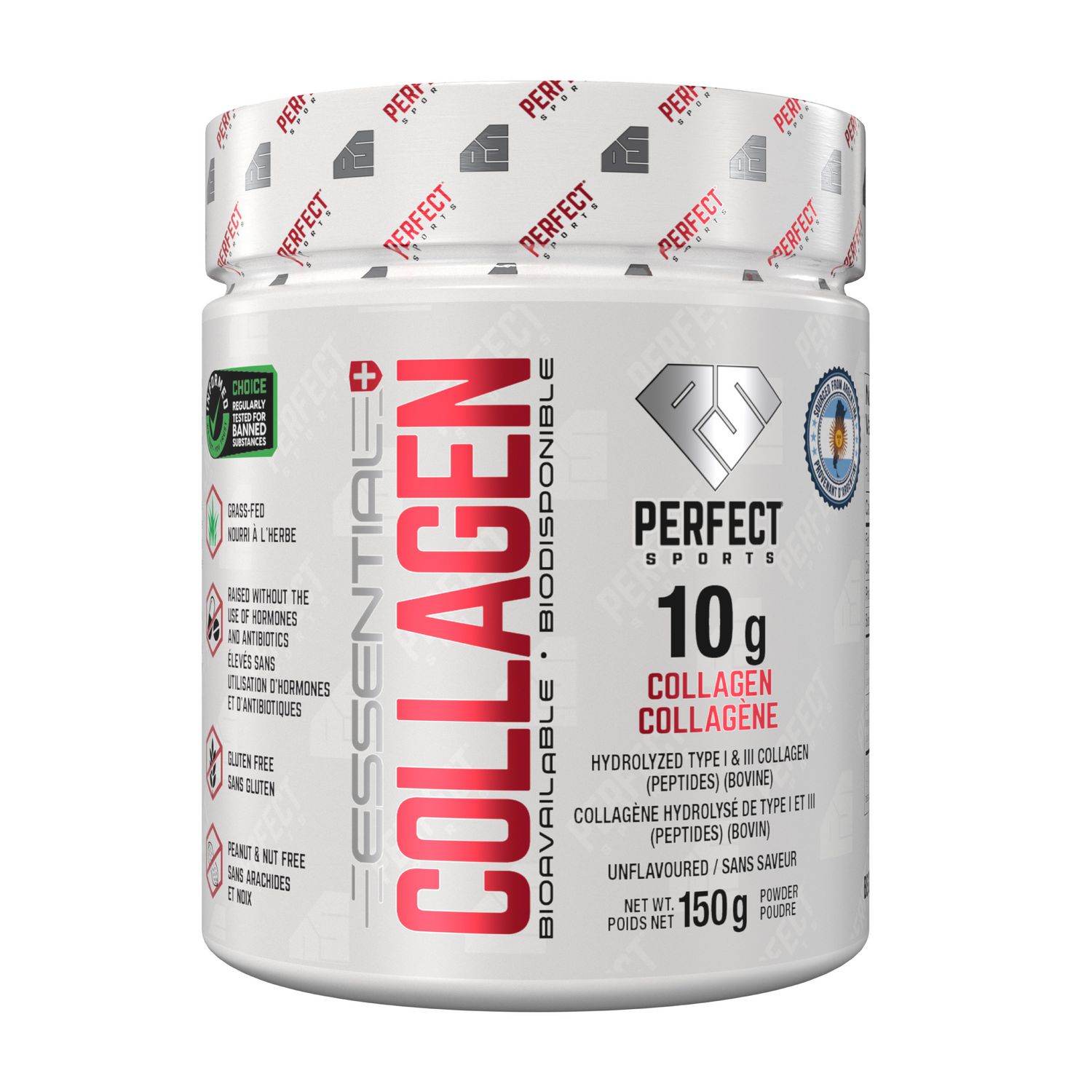 PERFECT Sports, Essential Collagen, 150g, Unflavoured