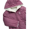thumbnail image 4 of Reebok Girls' Long Stretch Reversible Puffer Coat, 4 of 9