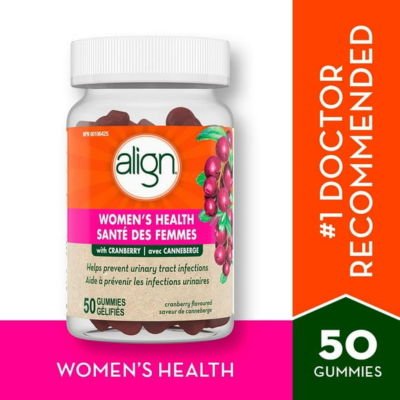 Gélifiés prébiotiques + probiotiques Align Santé des femmes 50 unités
