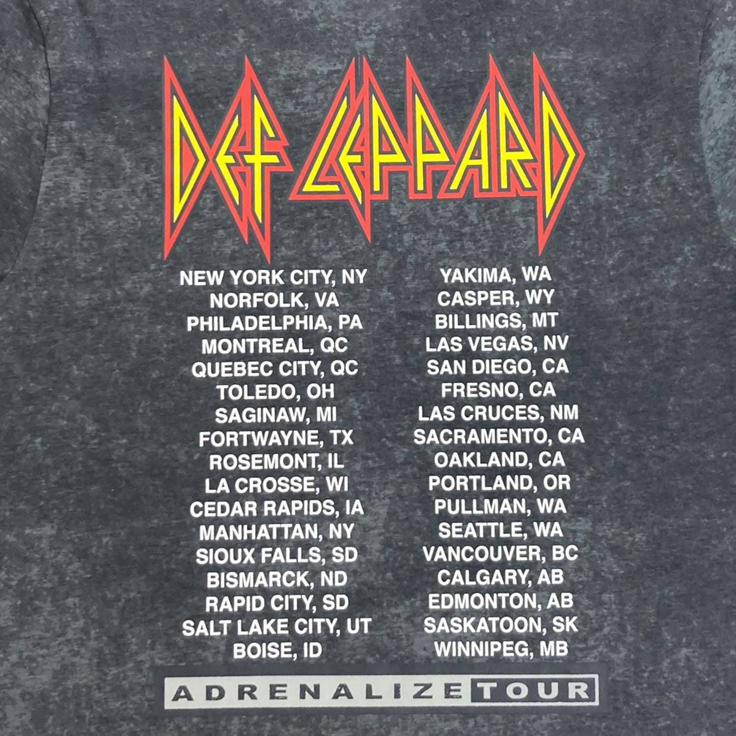 T shirt clearance def leppard femme