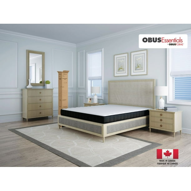 ObusEssentials by ObusForme ™ est un lit de 6 Comfort Series pouces la boîte . QUEEN