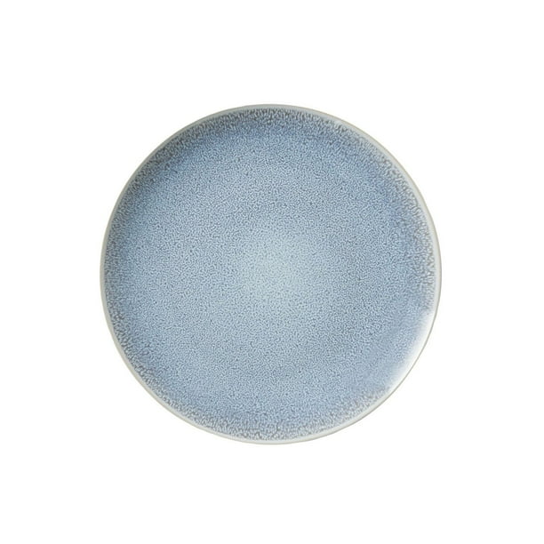 Better Homes & Gardens Blue Reactive Round Stoneware Salad
