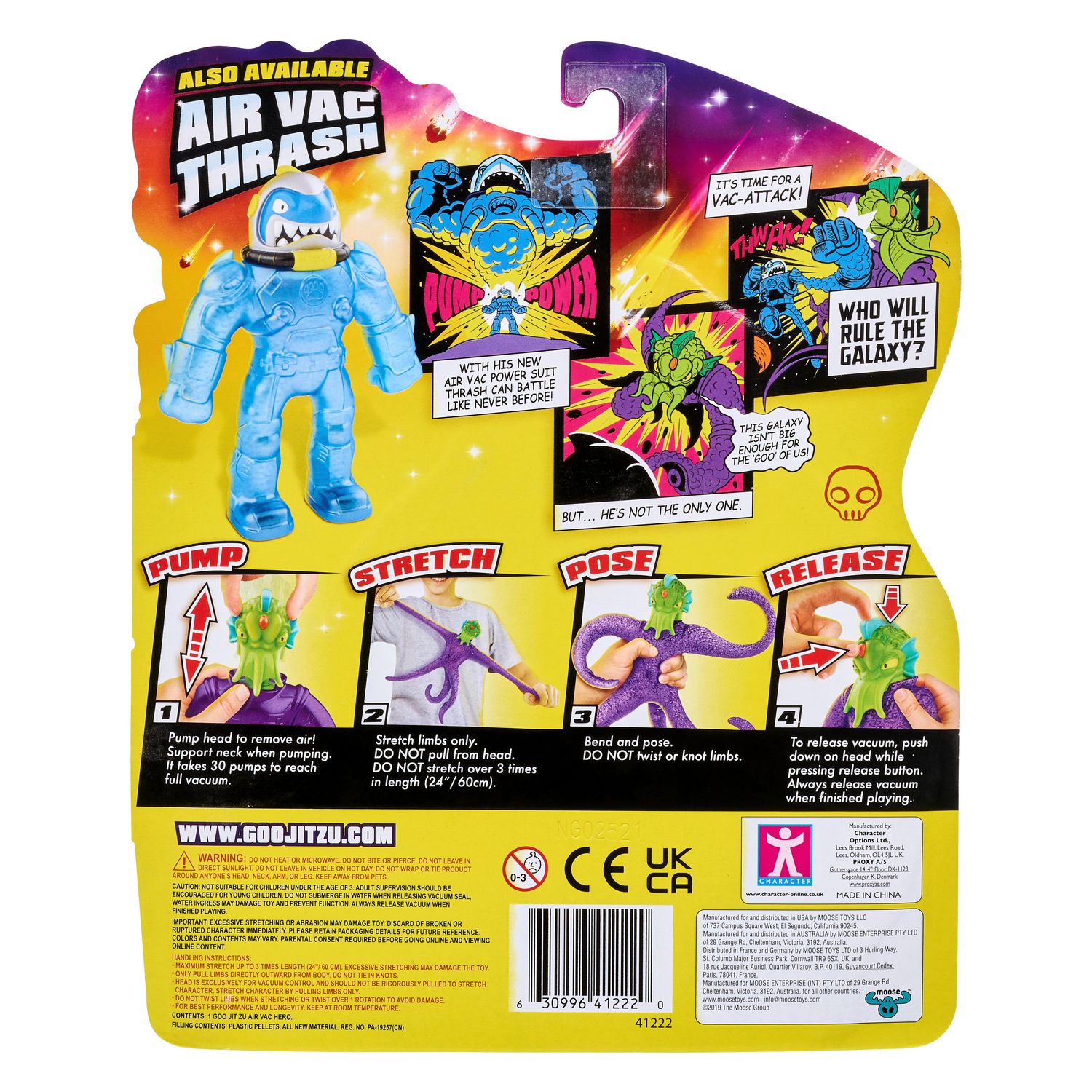 Heroes of Goo Jit Zu Galaxy Attack Pump Power - Air-Vac Orbitox