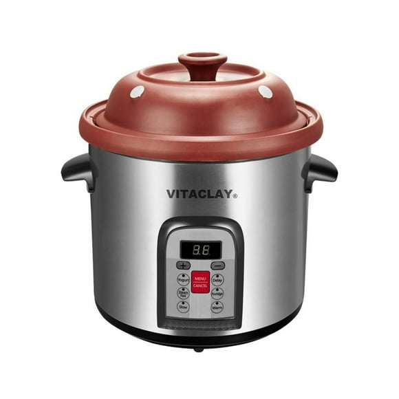 Vita Clay Multi-Crock ' N Stock Pot, 6.5 Qt