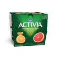 thumbnail image 1 of Activia Mandarin Orange / Pink Grapefruit  2.9% M.F. Probiotic Yogurt, 1 of 3
