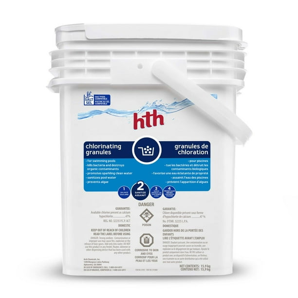 hth granules de chlorination, 15,9 kg