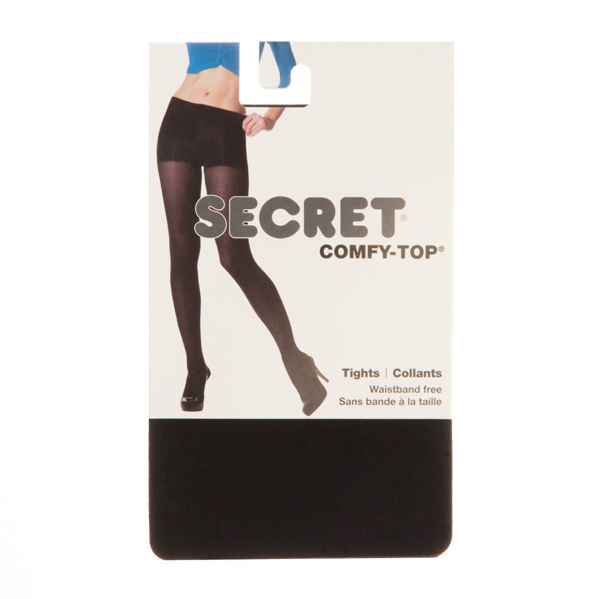 Secret® Comfy-Top Waistband-Free Tights 1pk, Size: A to D 