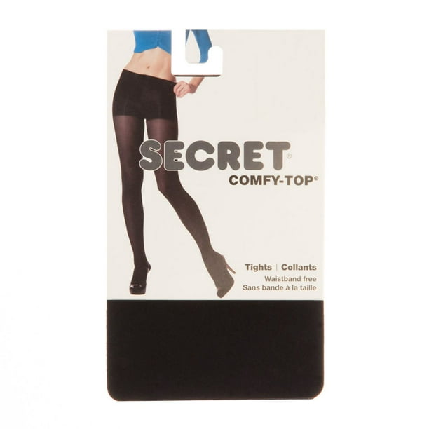 Secret® Comfy-Top Sanes Bande a la Taille Collants 1pk Taille:  A à D