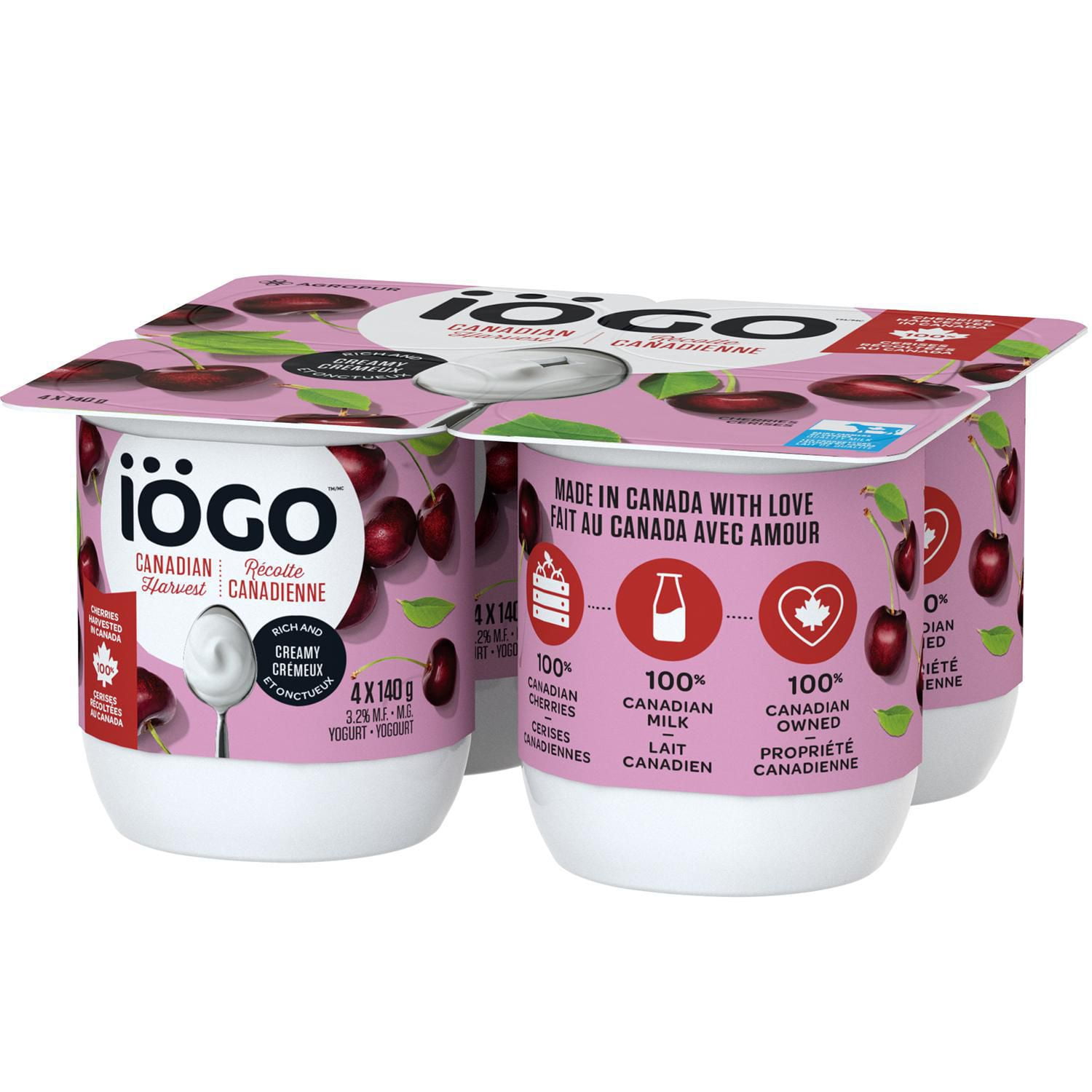 iÖGO Canadian Harvest 3.2 Cherry Yogurt Walmart Canada