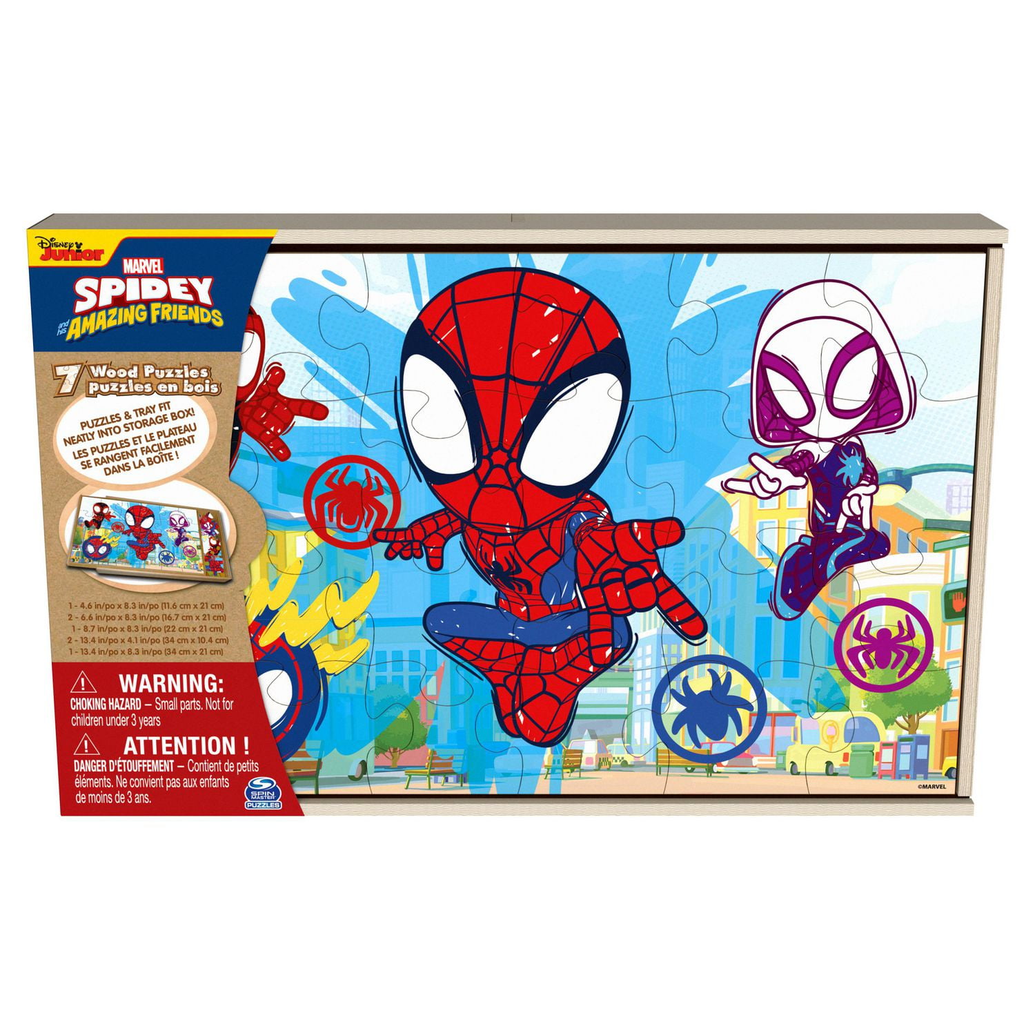 Marvel Spidey and the Amazing Friends Jigsaw Puzzles for Kids, Set