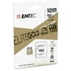Carte à mémoire SD + adaptateur CL10 U1 d'Emtec de 128 Go de la collection d'or EMTEC MSD U1 128Go – image 3 sur 5