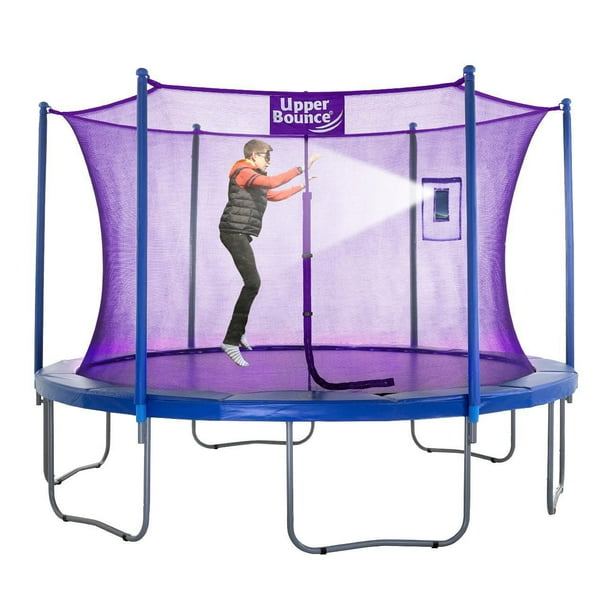 Filet de trampoline avec double fermeture de sécurité
