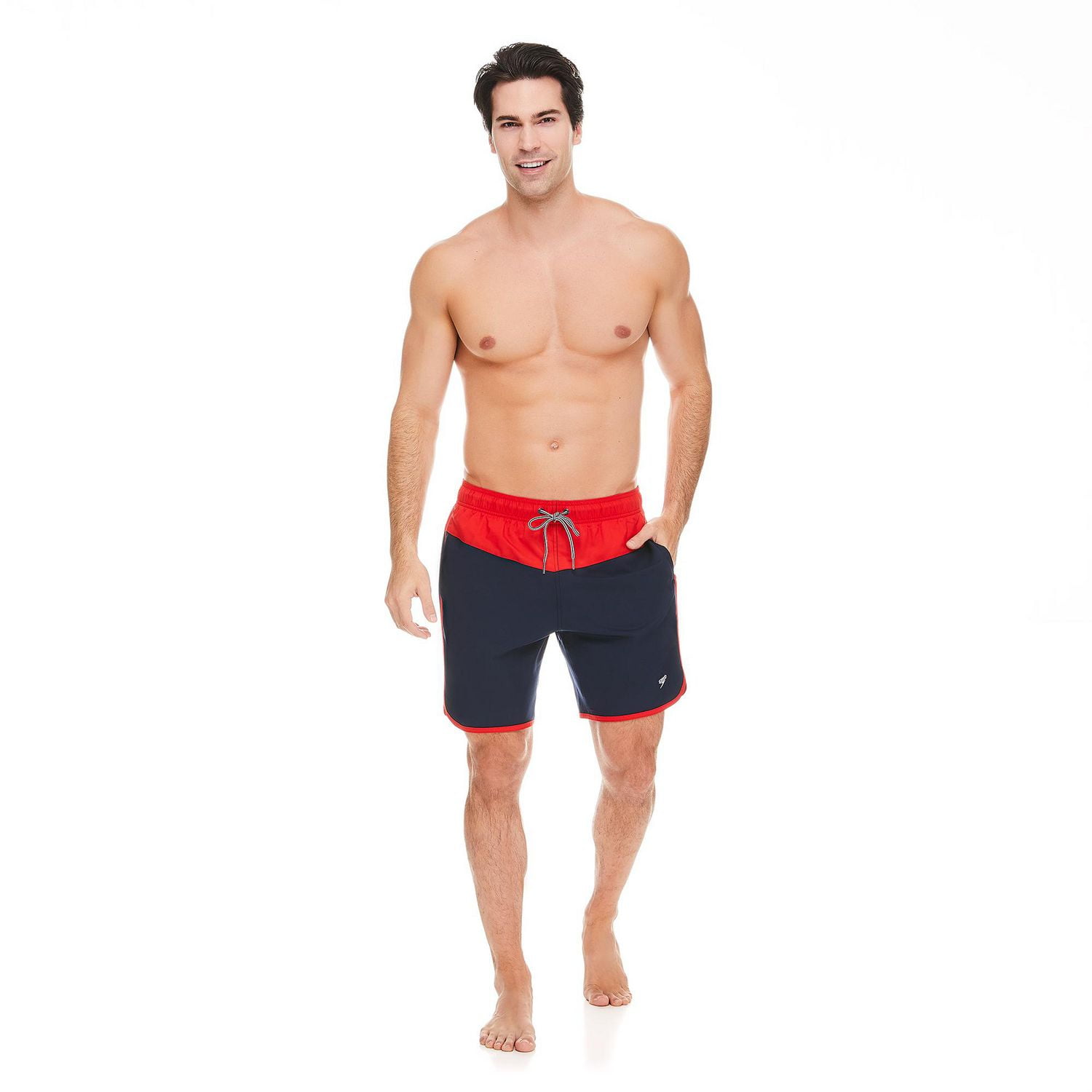 Short de volley 18 po à blocs de couleurs Speedo pour hommes