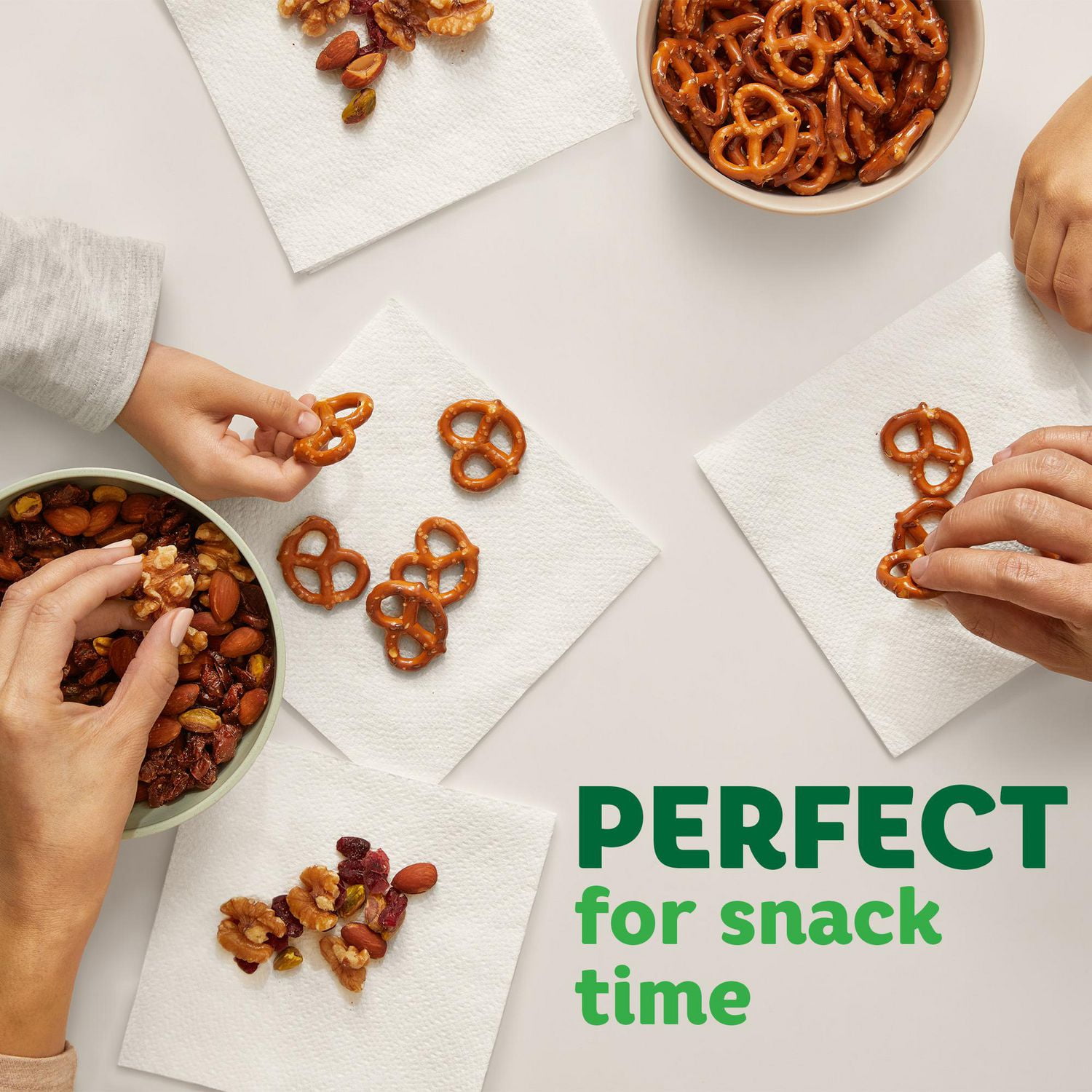 Bounty Paper Napkins, White, 200CT