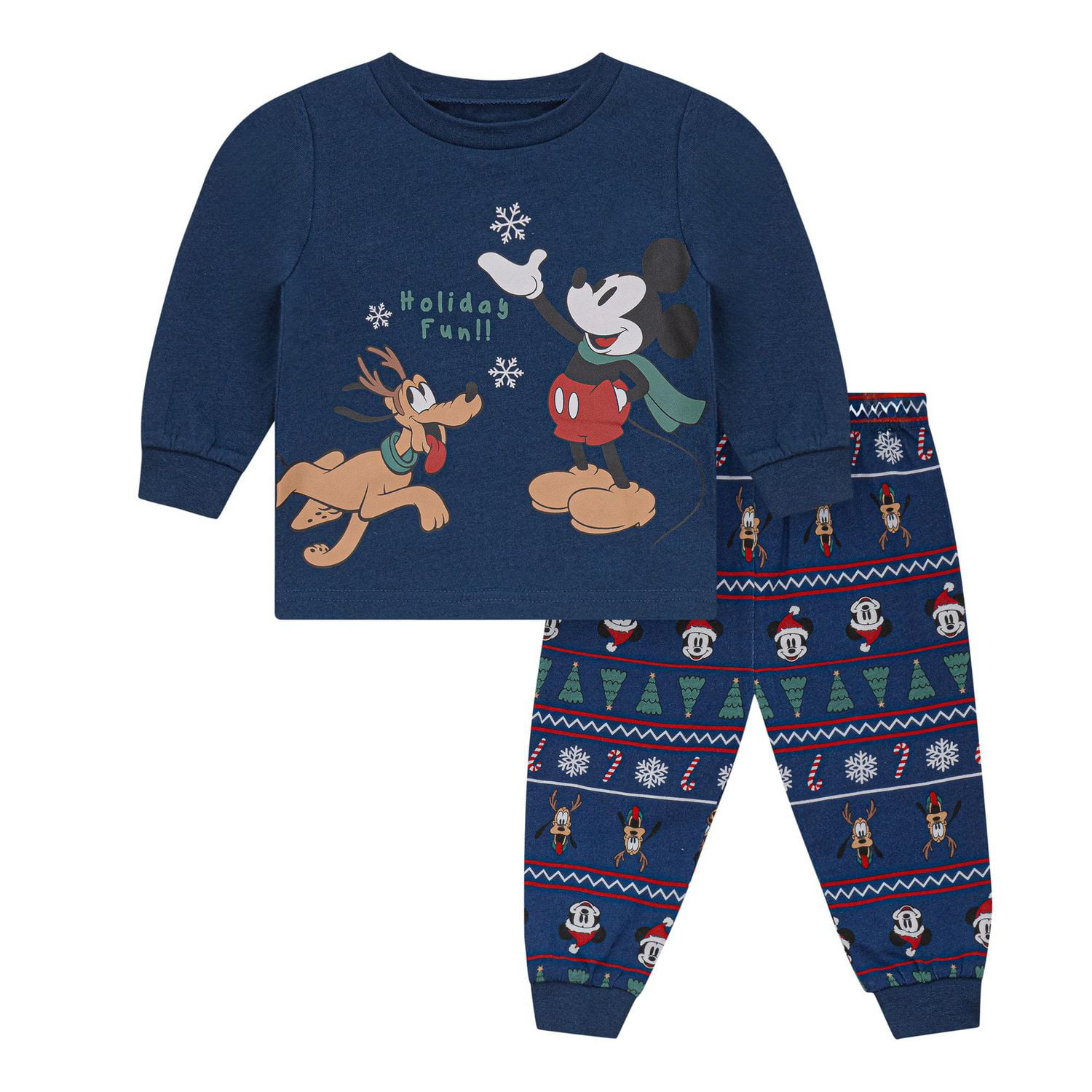 Disney Mickey Mouse Holiday Pajamas Set
