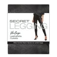 thumbnail image 1 of Secret Vintage Leatherette Legging 1pk, 1 of 3