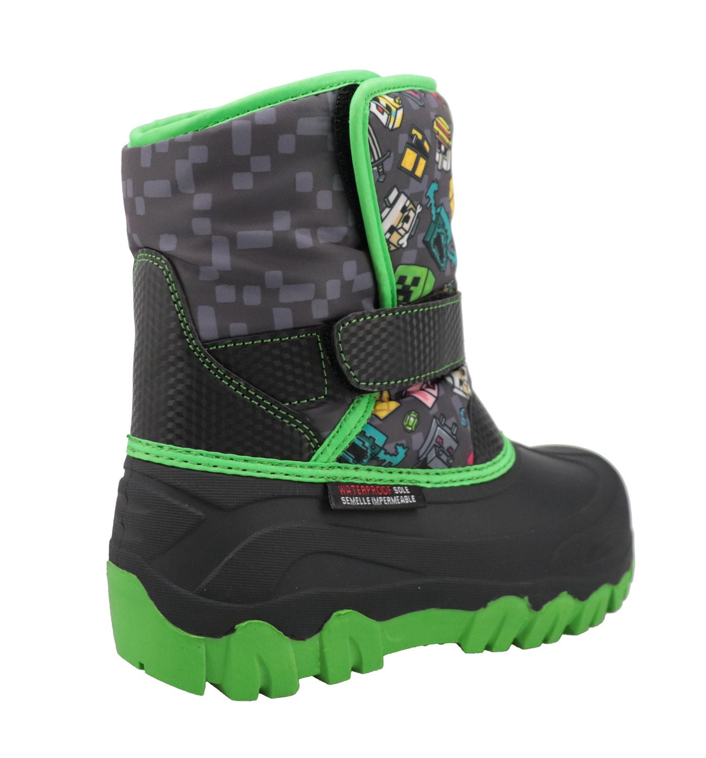 Bottes d'hiver Minecraft  pour garçons. Grandeurs disponibles: 11-3