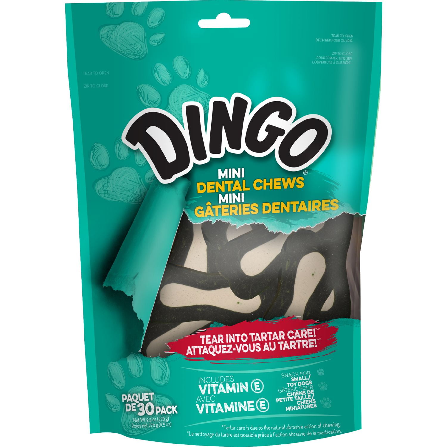 Dingo Mini Dental Chews for Small Dogs, 30 Pack Walmart Canada